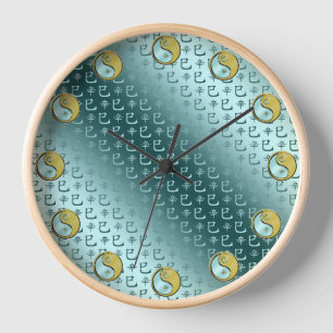 Metal Snake Clock