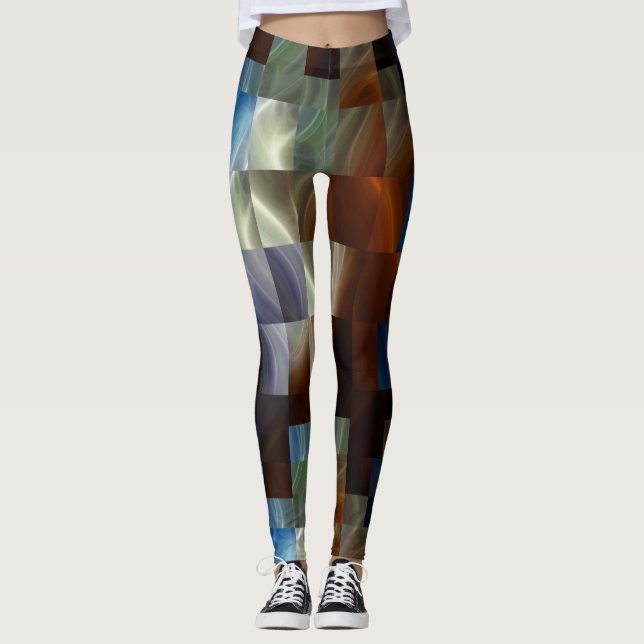 Metal Squares Leggings (Front)