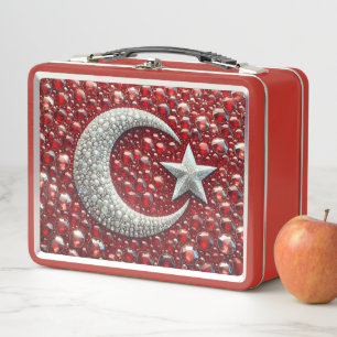 Metal Stainless Lunchbox with Turkish Colours