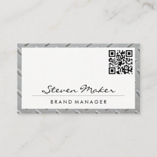 Metal Steel Frame QR Code Business Card