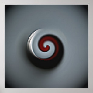 metal swirl poster