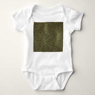 Metal swirls: seamless texture. baby bodysuit