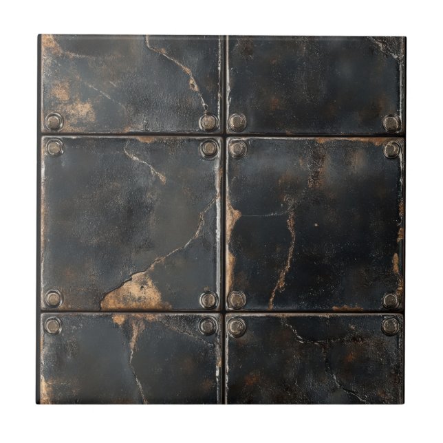 Metal Texture Ceramic Tile (Front)