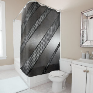 Metal texture Shower Curtain