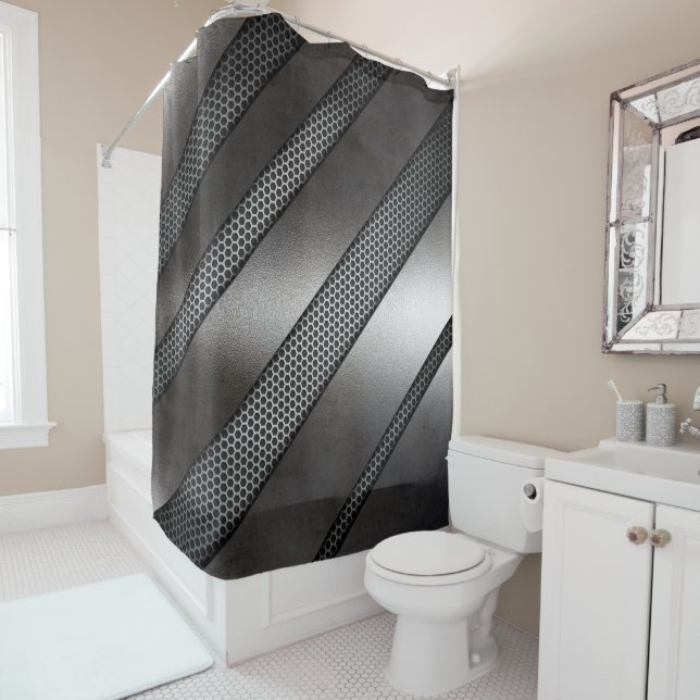 Metal texture Shower Curtain (In Situ)