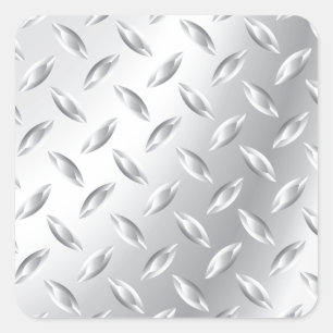 Metal Texture Square Sticker