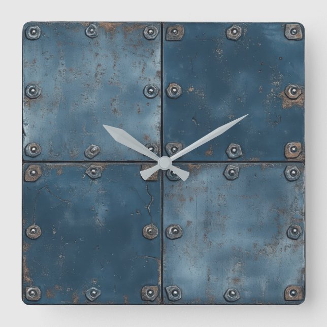 Metal Texture Wall Clock (Front)