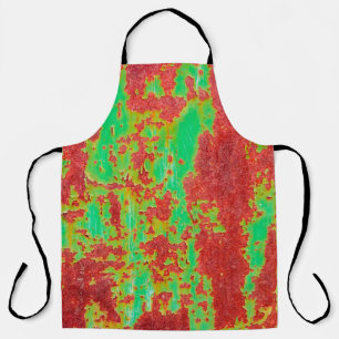Metal texture with scratches and cracks effect, ab apron