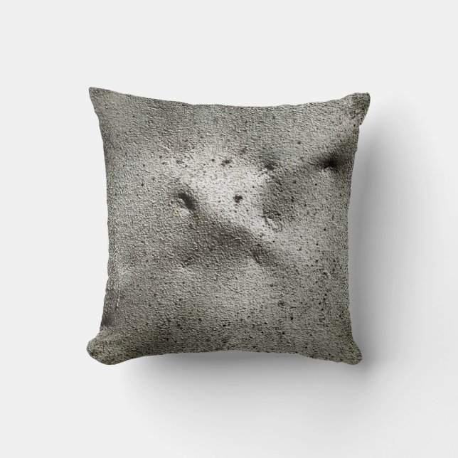 Metal texture with scratches and cracksabstract, a cushion (Front)