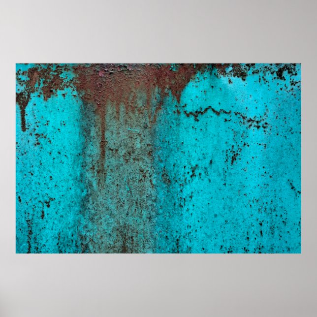 Metal texture with scratches and cracksabstract, a poster (Front)