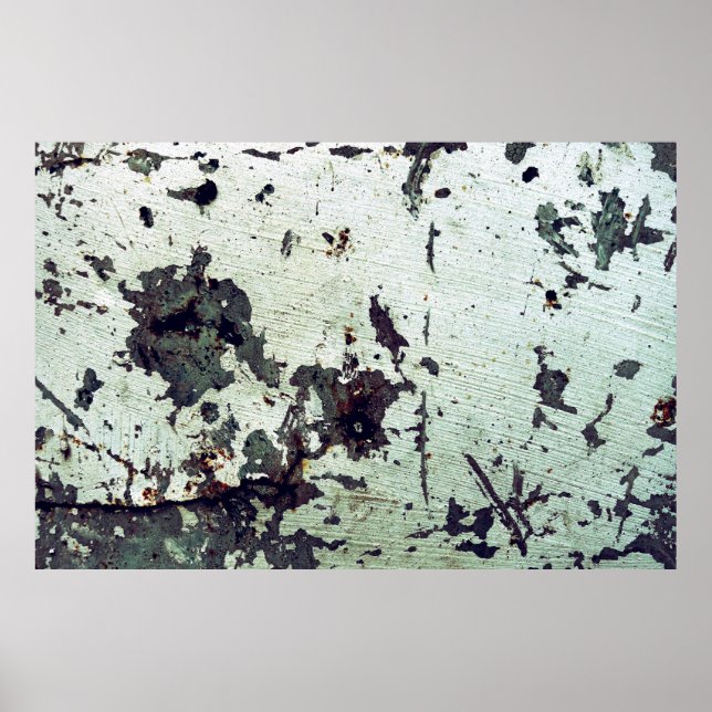 Metal texture with scratches and cracksabstract, a poster (Front)