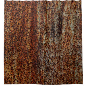 Metal texture with scratches and cracksabstract, a shower curtain