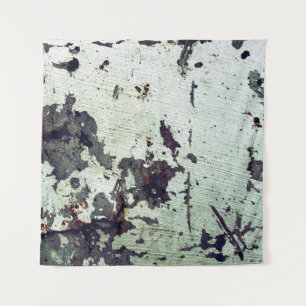 Metal texture with scratches and cracksabstract, a tapestry