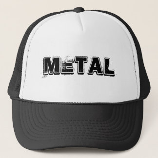 METAL TRUCKER HAT