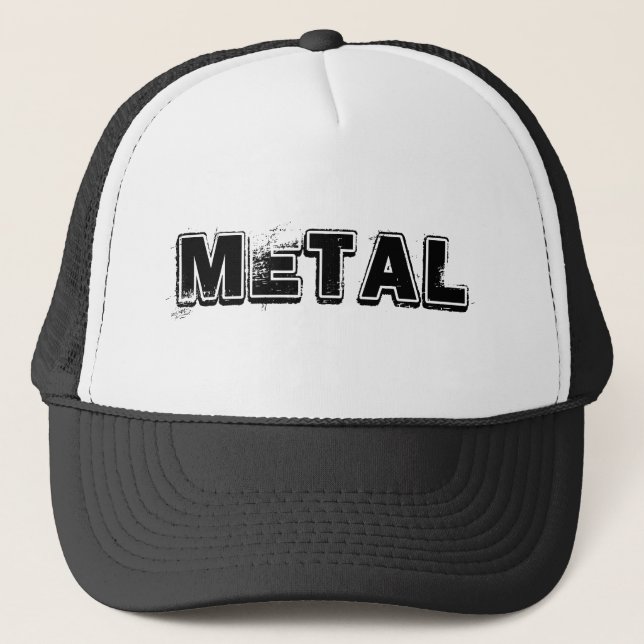 METAL TRUCKER HAT (Front)