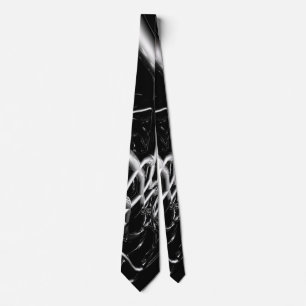 Metal Tubes Abstract Tie