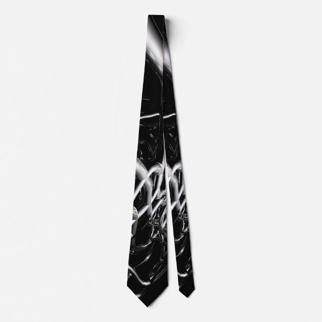 Metal Tubes Abstract Tie (Front)
