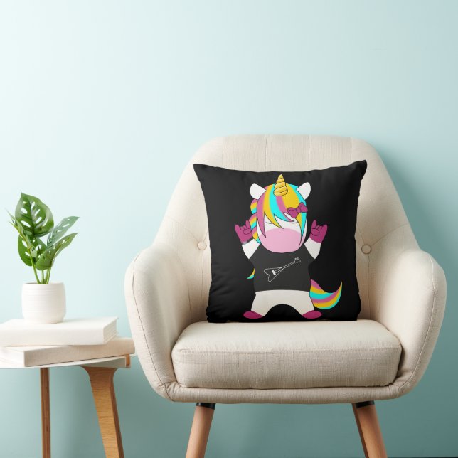 Metal Unicorn Cushion (Chair)