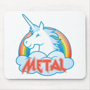 metal-unicorn mouse pad
