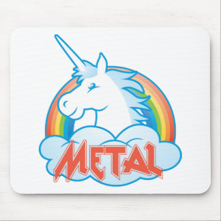 metal-unicorn mouse pad