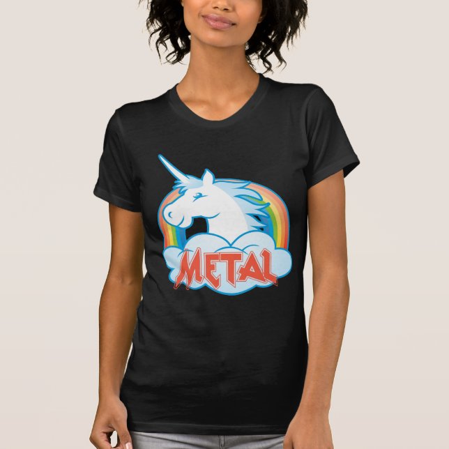 metal-unicorn T-Shirt (Front)