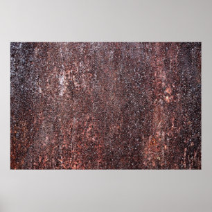 Metal vintage texture with scratches and cracksabs poster