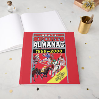 Metal Wall Art  Sports Almanac Guest Book