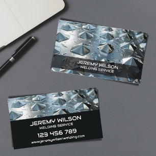 Metal Welder Construction Repair Handyman Business Card