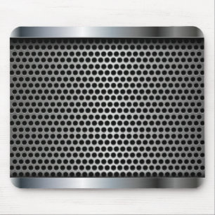 metal with holes mouse pad