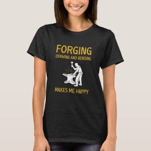Metal Worker Blacksmith Forging 1 T-Shirt