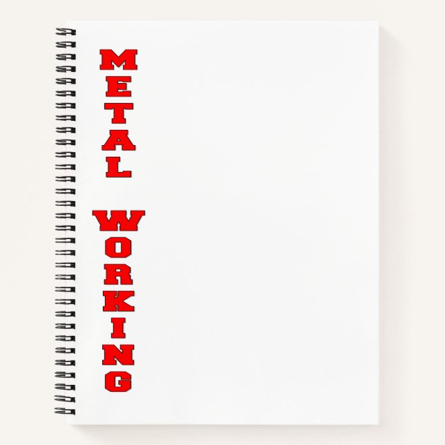 Metal Working Notebook (Front)