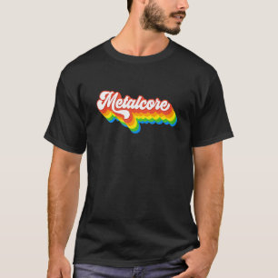 Metalcore Music   Punk Thrash Rainbow Heavy Metal T-Shirt