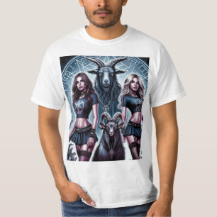 Metaleras next to Satan T-Shirt