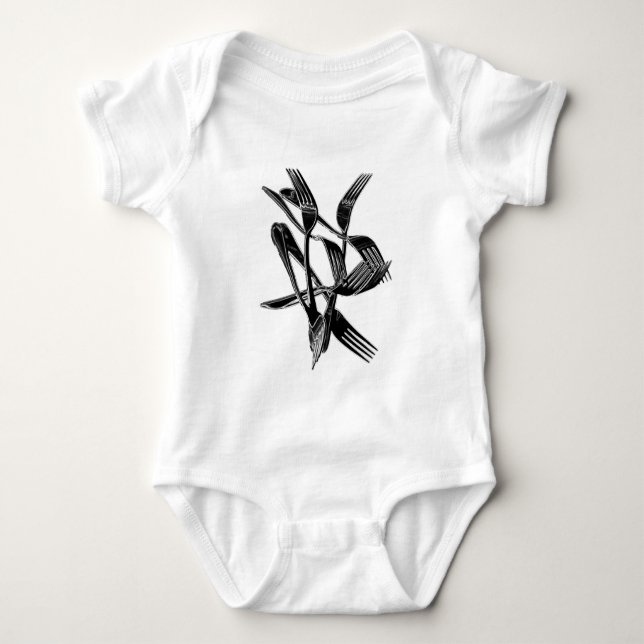 Metalic Baby Bodysuit (Front)