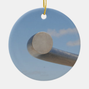 Metalic Blue Skies Ceramic Tree Decoration