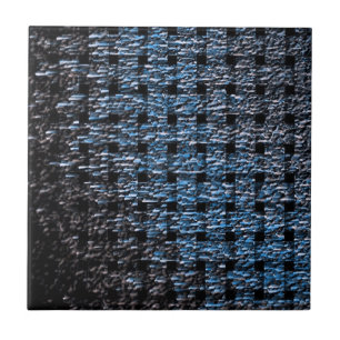 Metalic Bluewash Weave Tile
