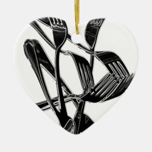 Metalic Ceramic Tree Decoration