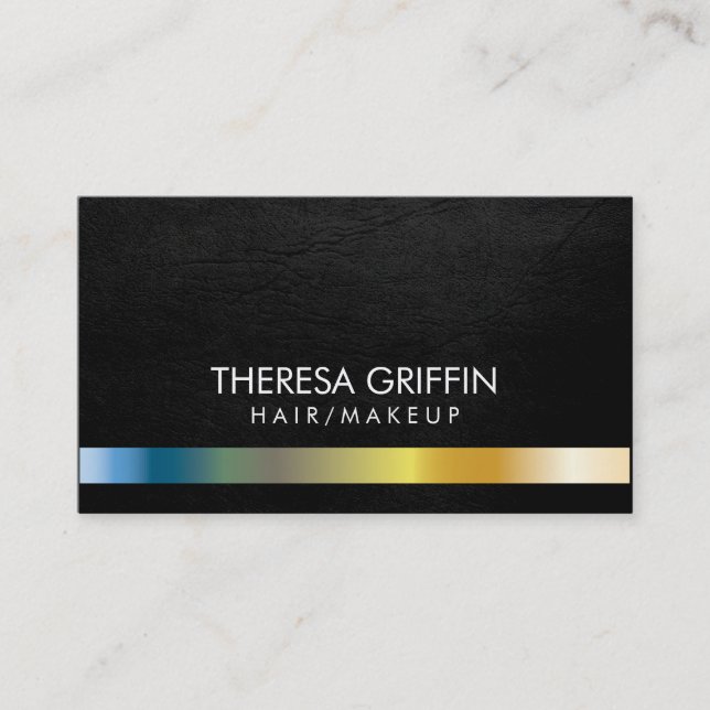 Metalic Colours Business Card (Front)