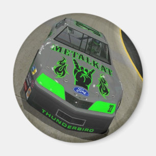 Metalkat Race Car Magnet