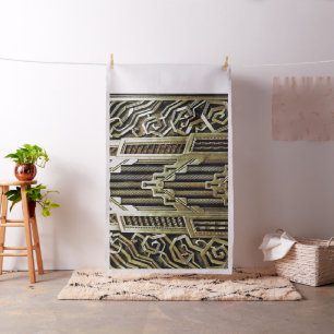 Metallic art nouveau design, vintage,elegant,chic, fabric