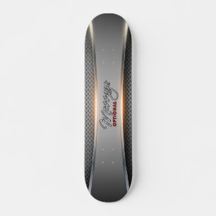 Metallic Background Art 3A Skateboard