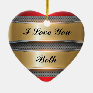 Metallic Background Art 4 Ornament