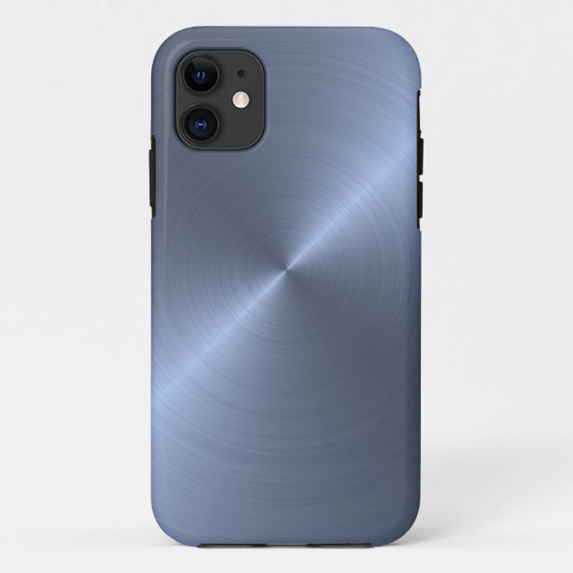 Metallic Blue Case-Mate iPhone Case (Back)