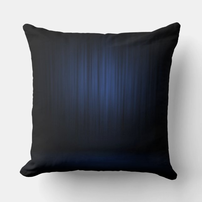 Metallic Blue Pillow (Front)