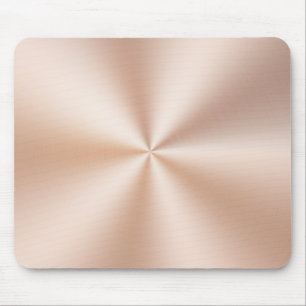 Metallic Brushed Copper Mouse Pad