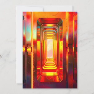 Metallic Celestial Sky Holiday Card