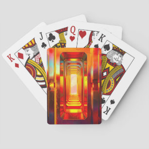 Metallic Celestial Sky Playing Cards
