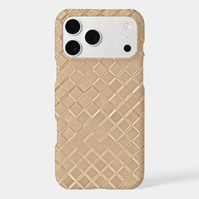 Metallic Champagne Gold Pattern (Back)