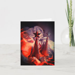Metallic Christmas Holiday Card