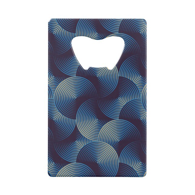 Metallic circles optical illusion, seamless patter (Front)